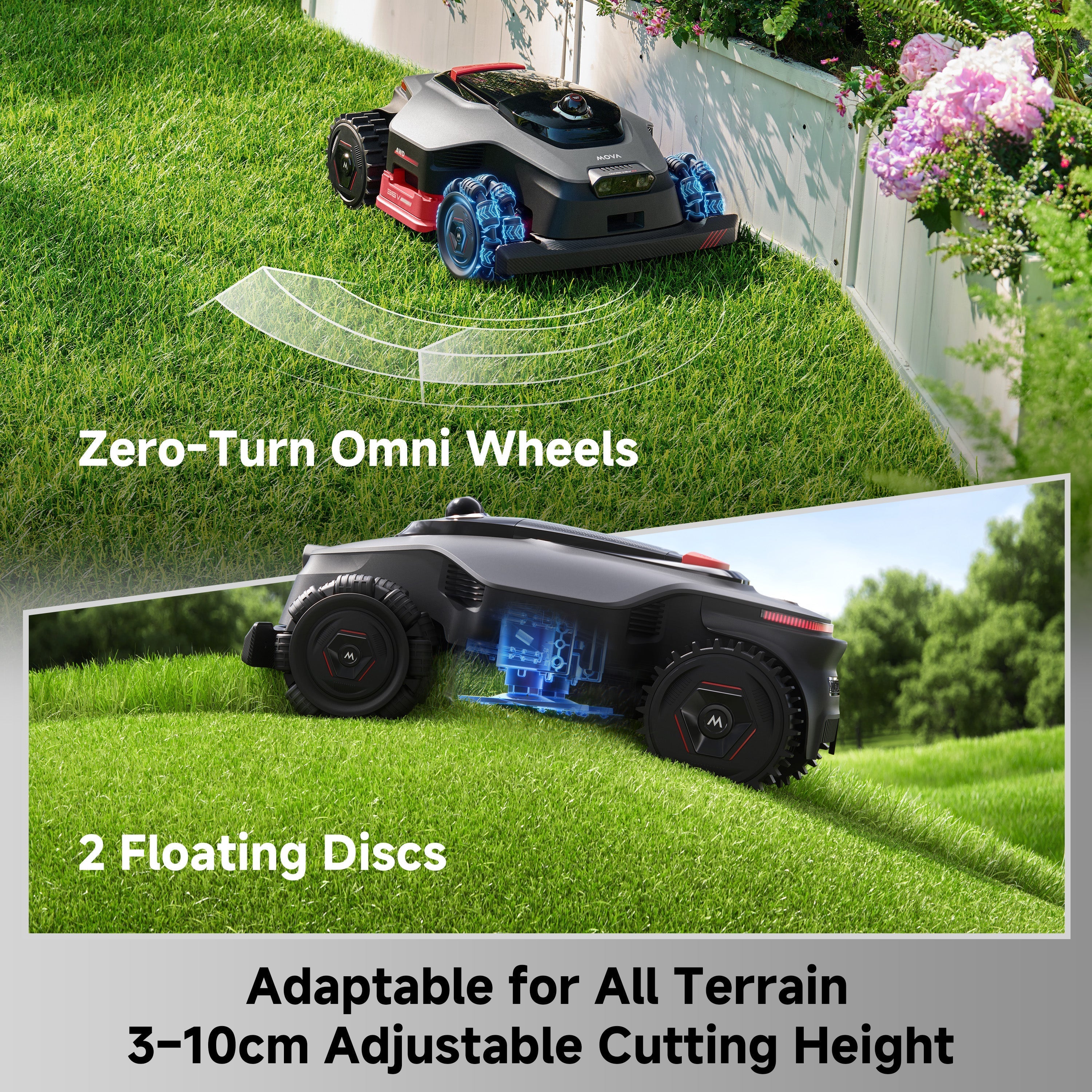 MOVA Lidax Ultra 3000 AWD Robotic Lawn Mower | 0.75 acre