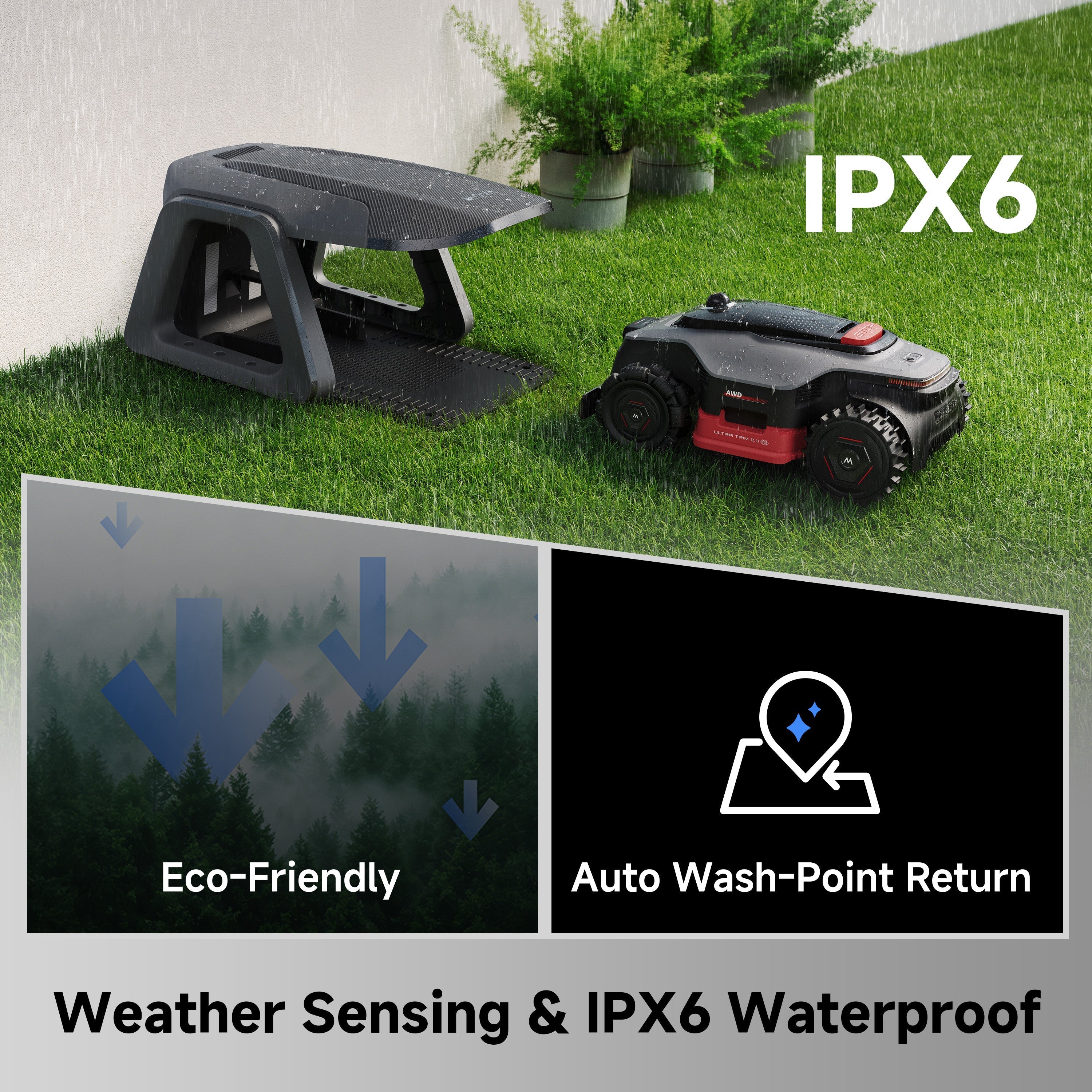 MOVA Lidax Ultra 3000 AWD Robotic Lawn Mower | 0.75 acre