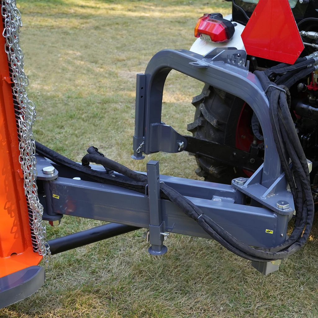 72" Heavy Duty 3Point Offset Ditch Bank Verge Flail Mower,  70-110HP,  PTO Driven,  AGF72