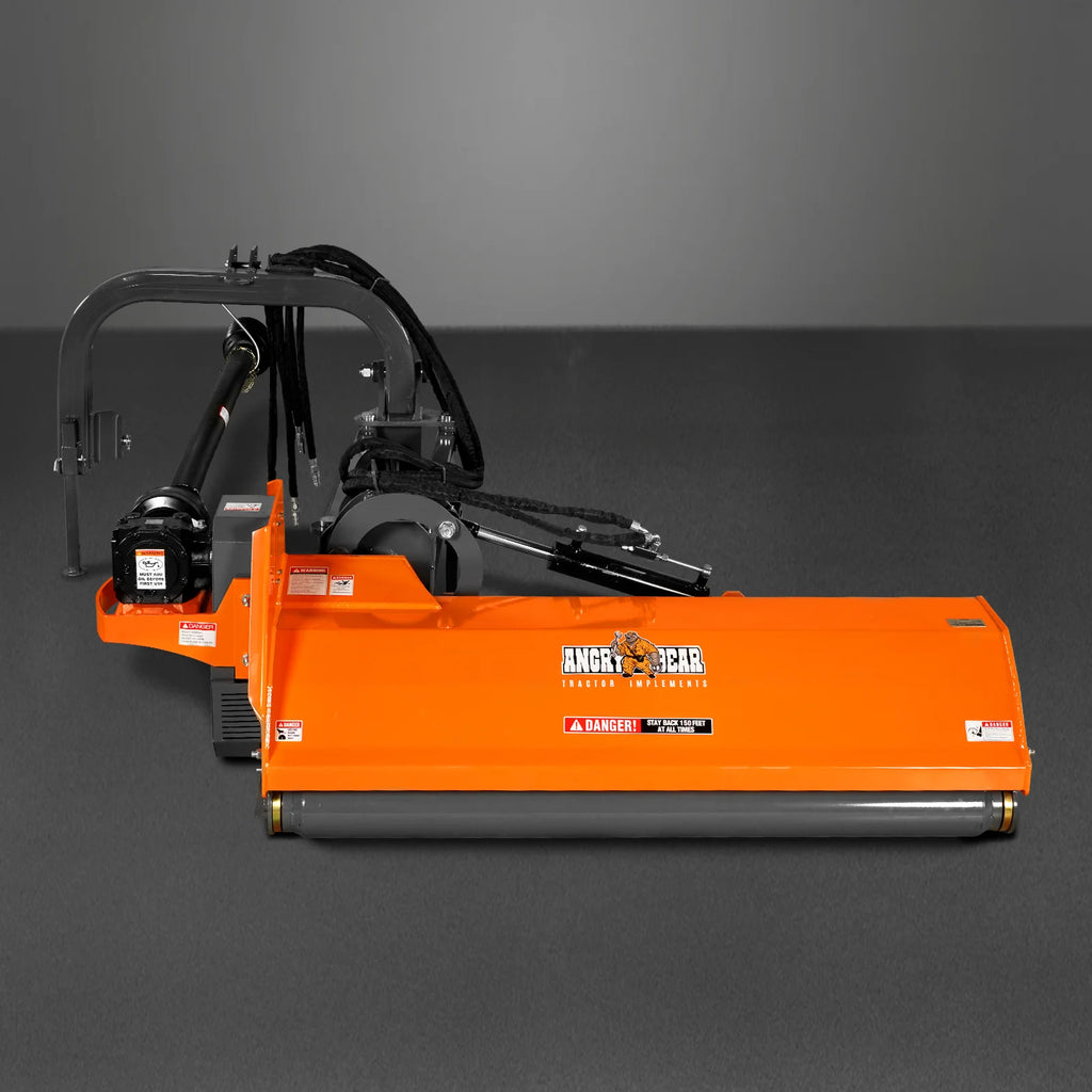 72" Heavy Duty 3Point Offset Ditch Bank Verge Flail Mower,  70-110HP,  PTO Driven,  AGF72