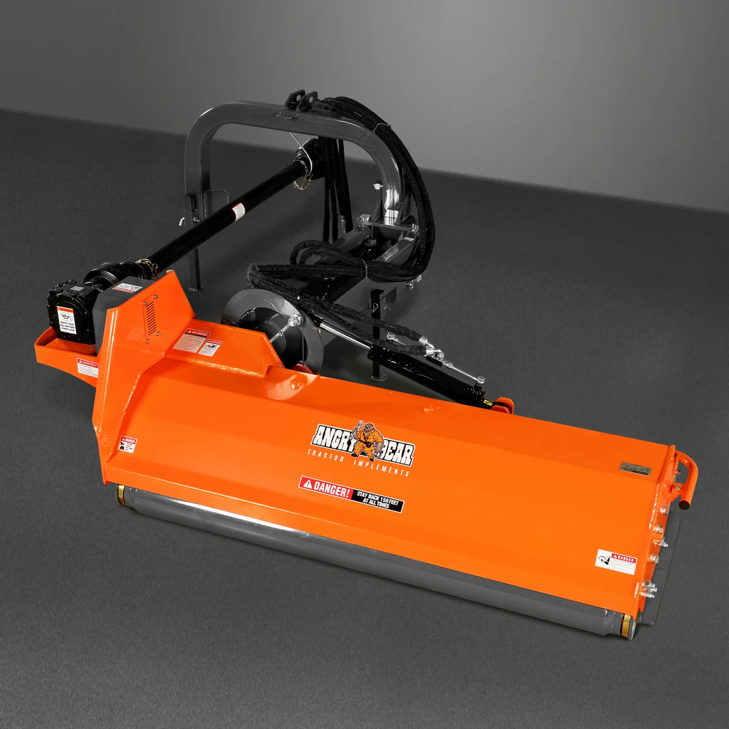 72" Heavy Duty 3Point Offset Ditch Bank Verge Flail Mower,  70-110HP,  PTO Driven,  AGF72