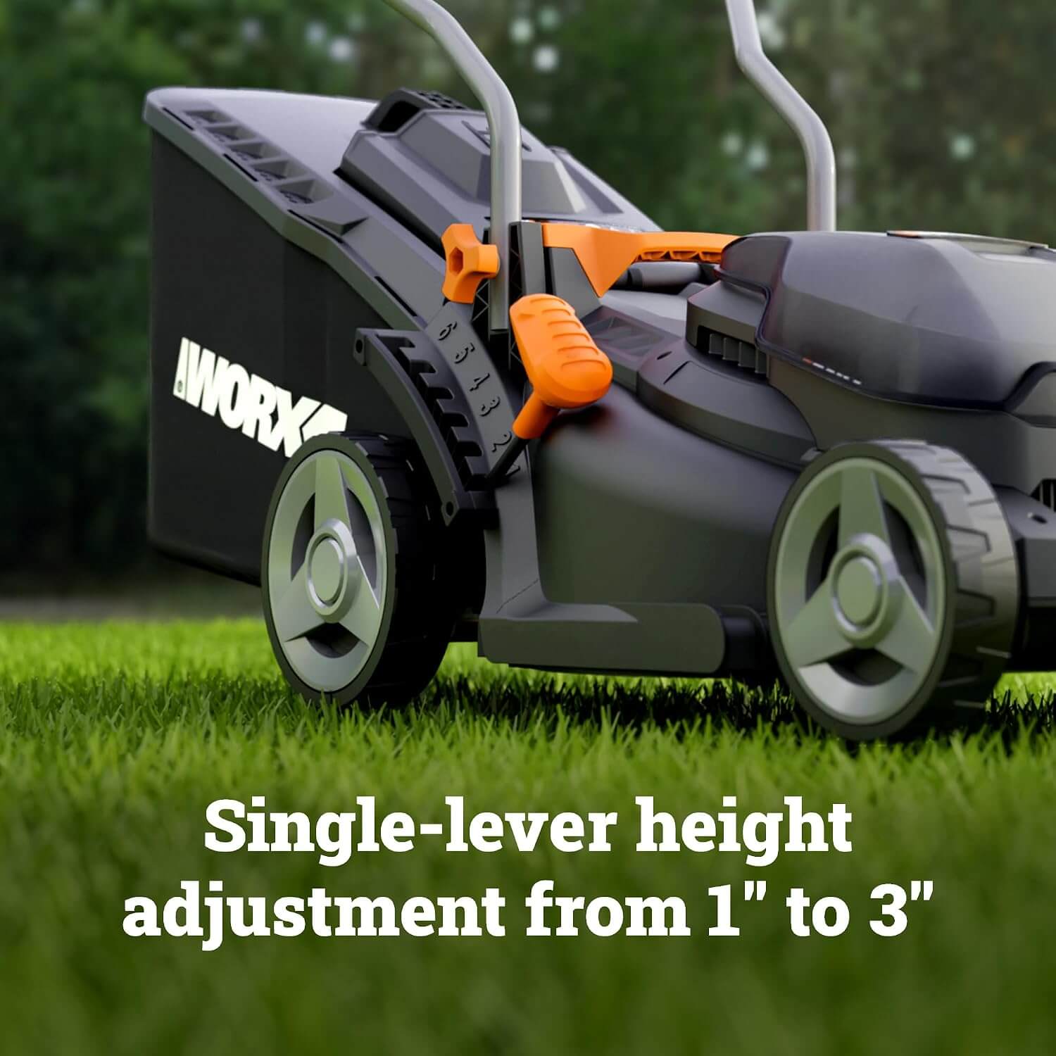 WORX WG733.1 20V 14" Cordless Electric Push Lawn Mower