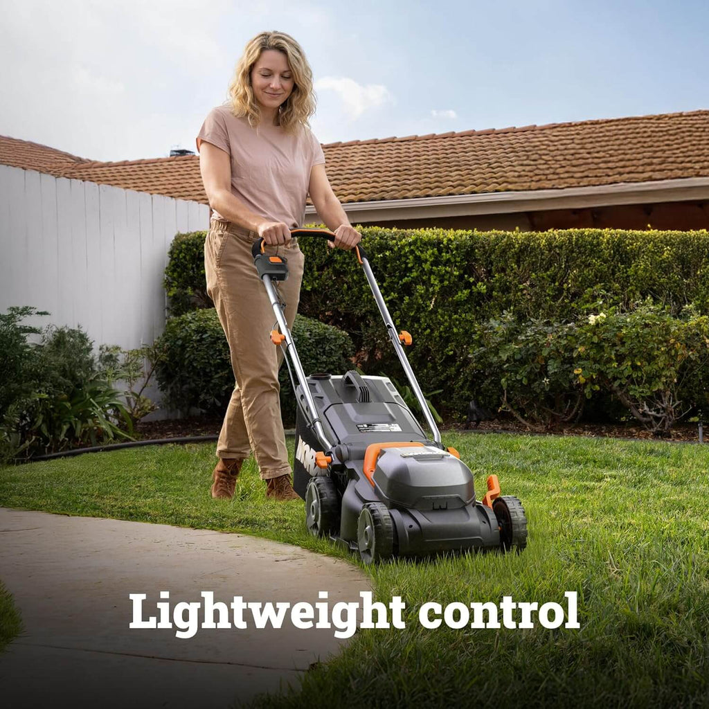 WORX WG735 40V 14" Cordless Electric Push Lawn Mower