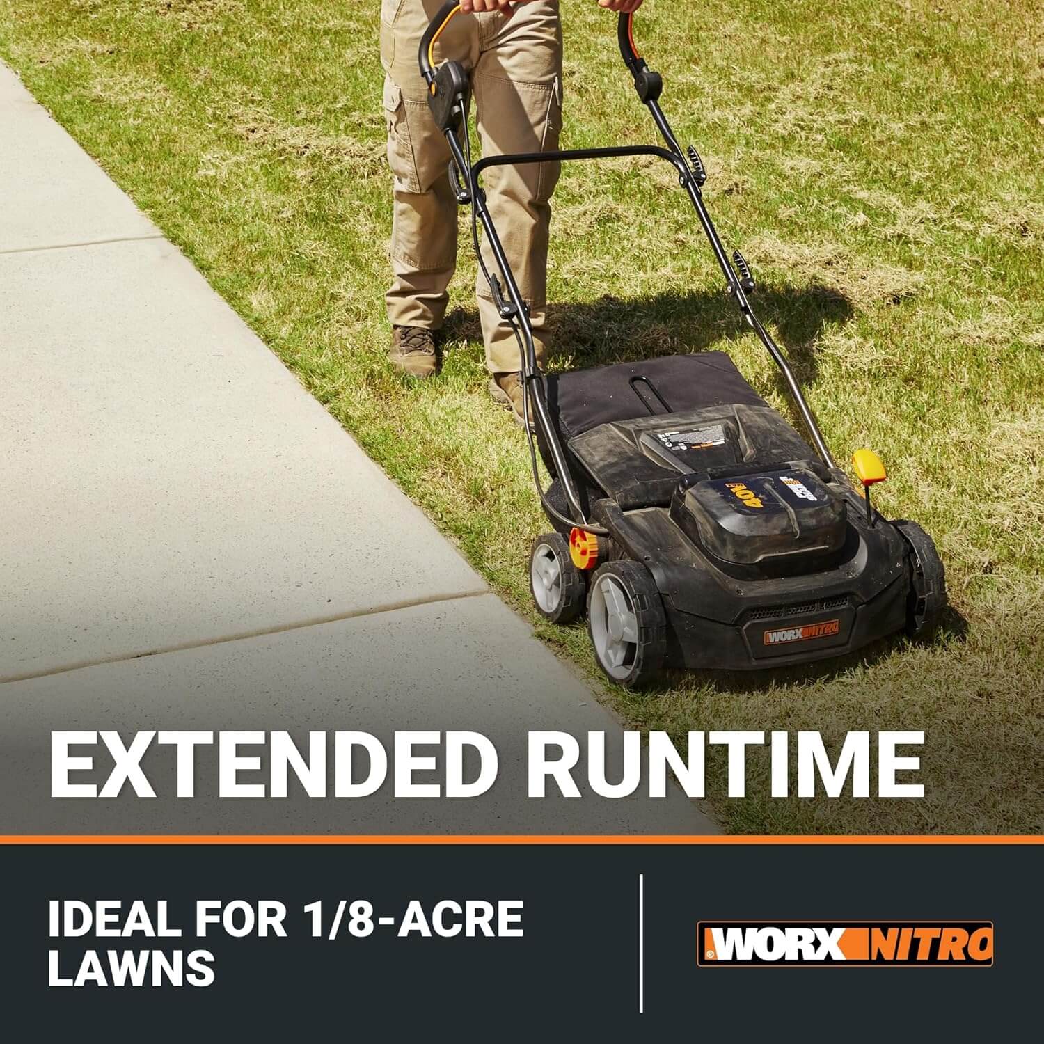 WORX WG855 40V Cordless 2-In-1 Lawn Dethatcher Scarifier