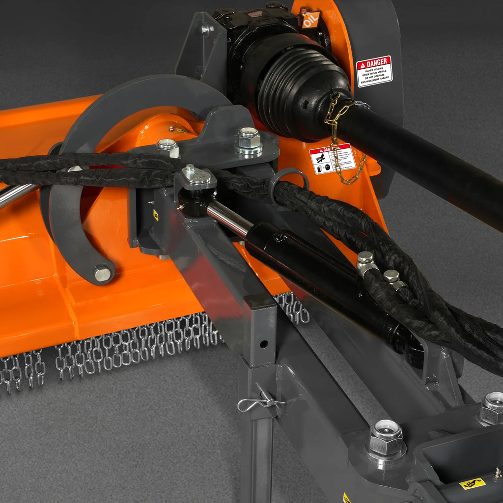 72" Heavy Duty Offset Ditch Bank Flail Mower,  90° Tilt,  70-100 HP Tractor,  3-Point Hitch,  PTO Driven,  VAM72