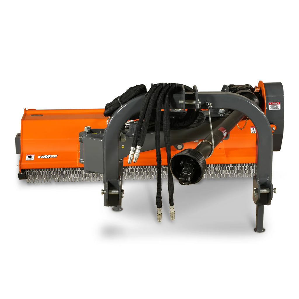 72" Heavy Duty Offset Ditch Bank Flail Mower,  90° Tilt,  70-100 HP Tractor,  3-Point Hitch,  PTO Driven,  VAM72