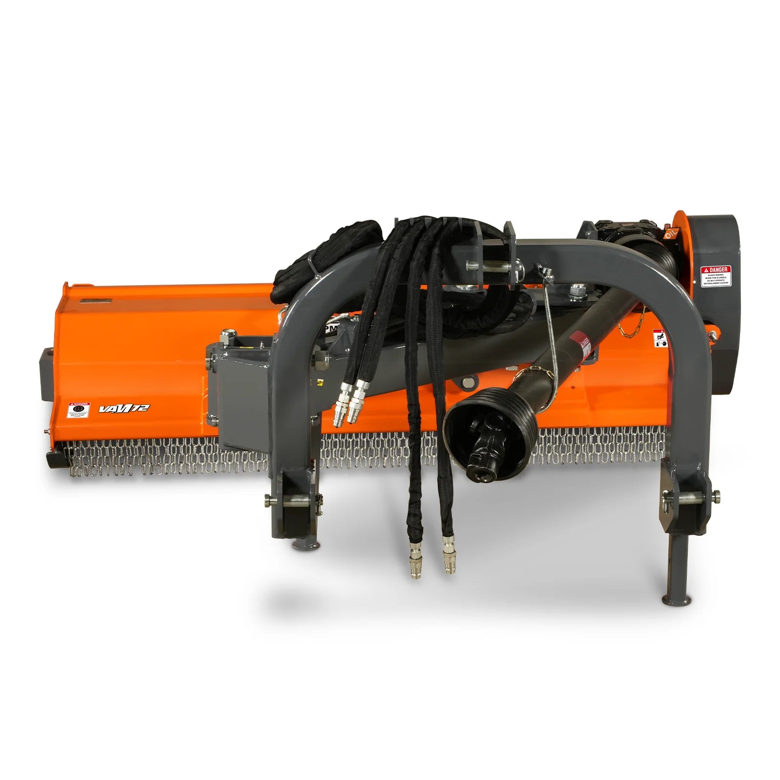 72" Heavy Duty Offset Ditch Bank Flail Mower,  90° Tilt,  70-100 HP Tractor,  3-Point Hitch,  PTO Driven,  VAM72