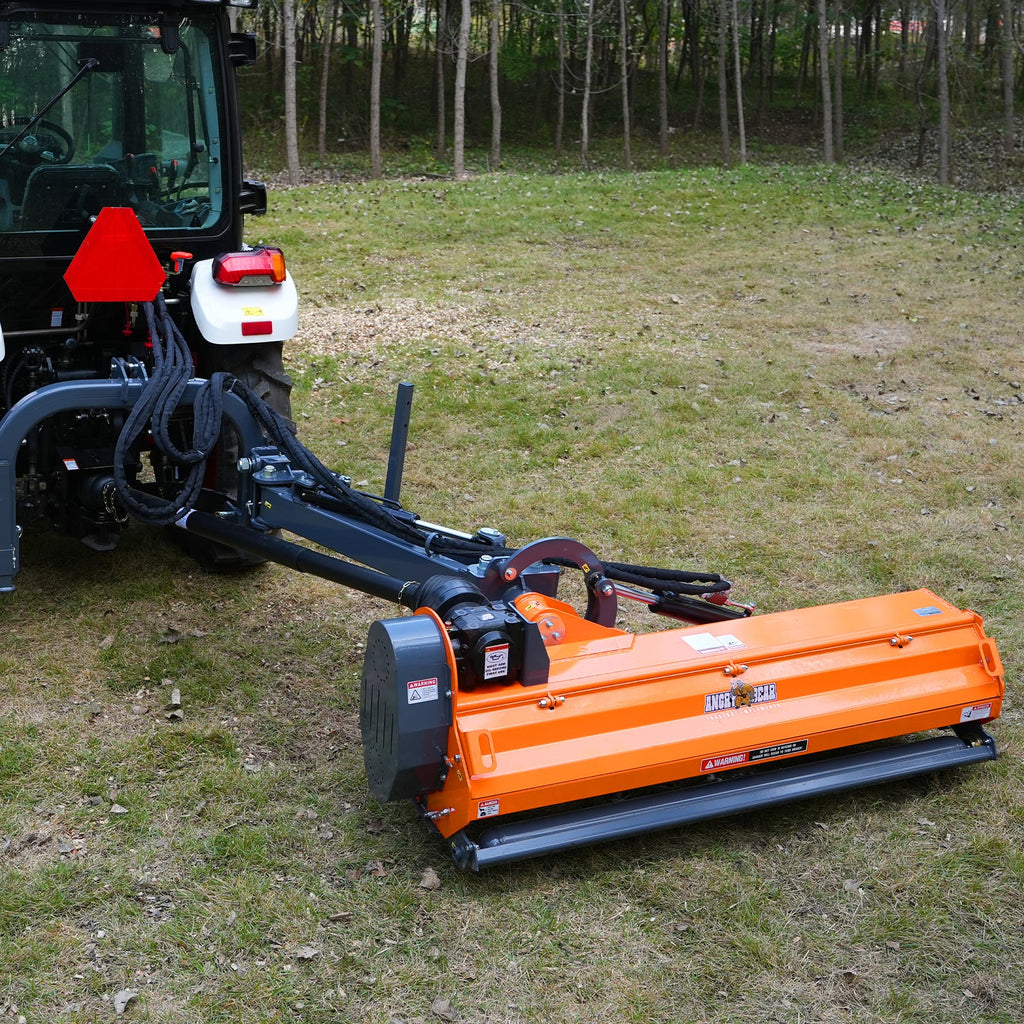 72" Heavy Duty Offset Ditch Bank Flail Mower,  90° Tilt,  70-100 HP Tractor,  3-Point Hitch,  PTO Driven,  VAM72