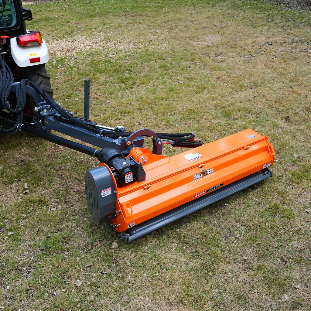 72" Heavy Duty Offset Ditch Bank Flail Mower,  90° Tilt,  70-100 HP Tractor,  3-Point Hitch,  PTO Driven,  VAM72